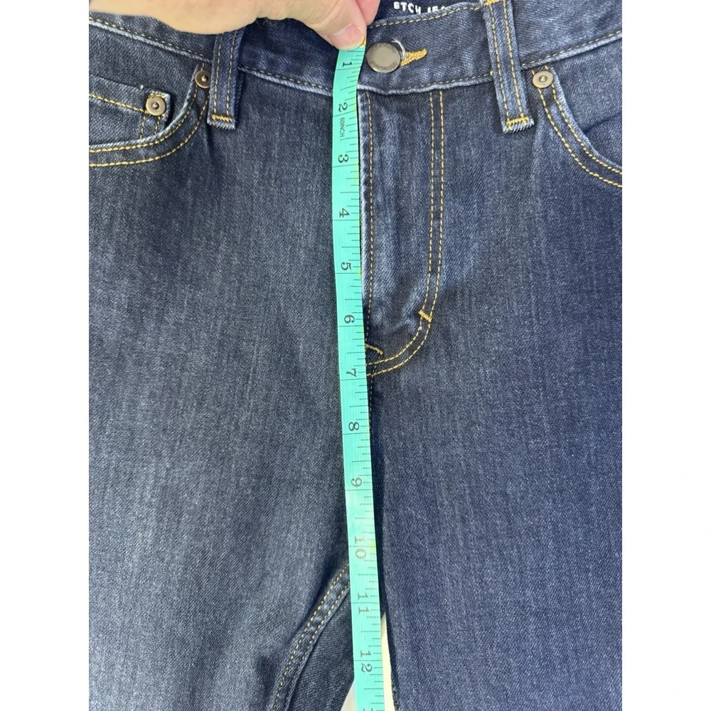 Banana Republic Men's Travel Stretch Skinny Fit Dark Wash Blue Denim Jeans